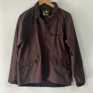 Forrester's Golf Rain Jacket Gor-tex Brown Waterproof Coat Personalized S